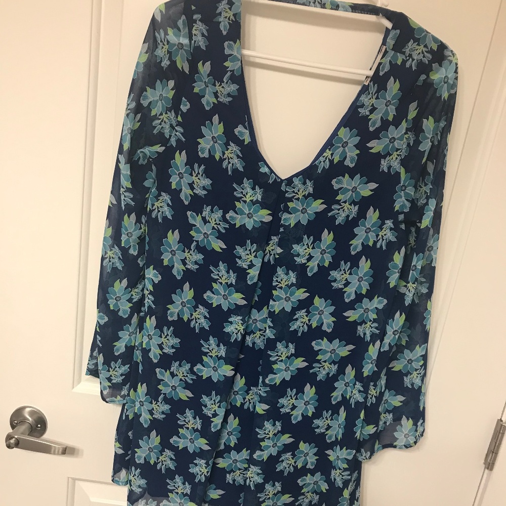 Flower patterned light flowy dress